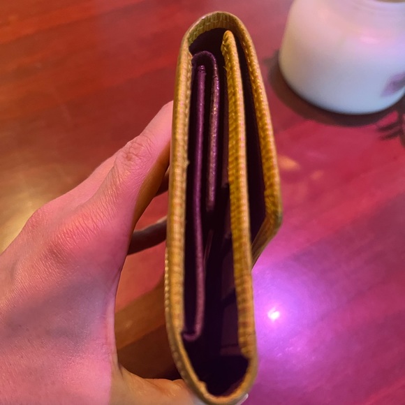 SOLD 💛💛Authentic Yellow Louis Vuitton Trifold Long Wallet - Picture 15 of 16